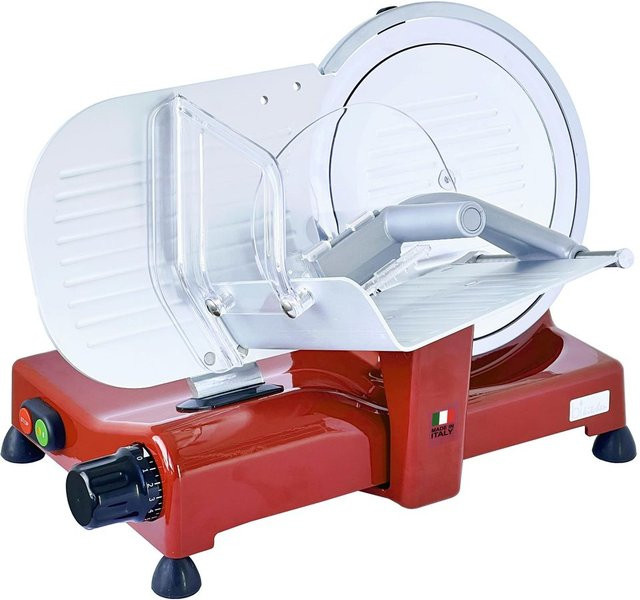 SILVA HOMELINE b|kitchen AS 2200 Gastro-Aufschnittmaschine in Rot, B/T/H: 31,5 x 31,5 x 39,0 cm - Bild 1