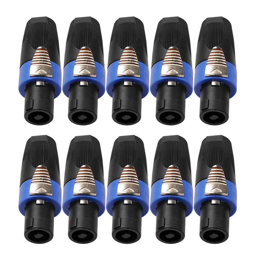 2/10x 4-polige Audio-Lautsprecherstecker Zubehör für Neutrik Speakon nl4fc - Bild 2