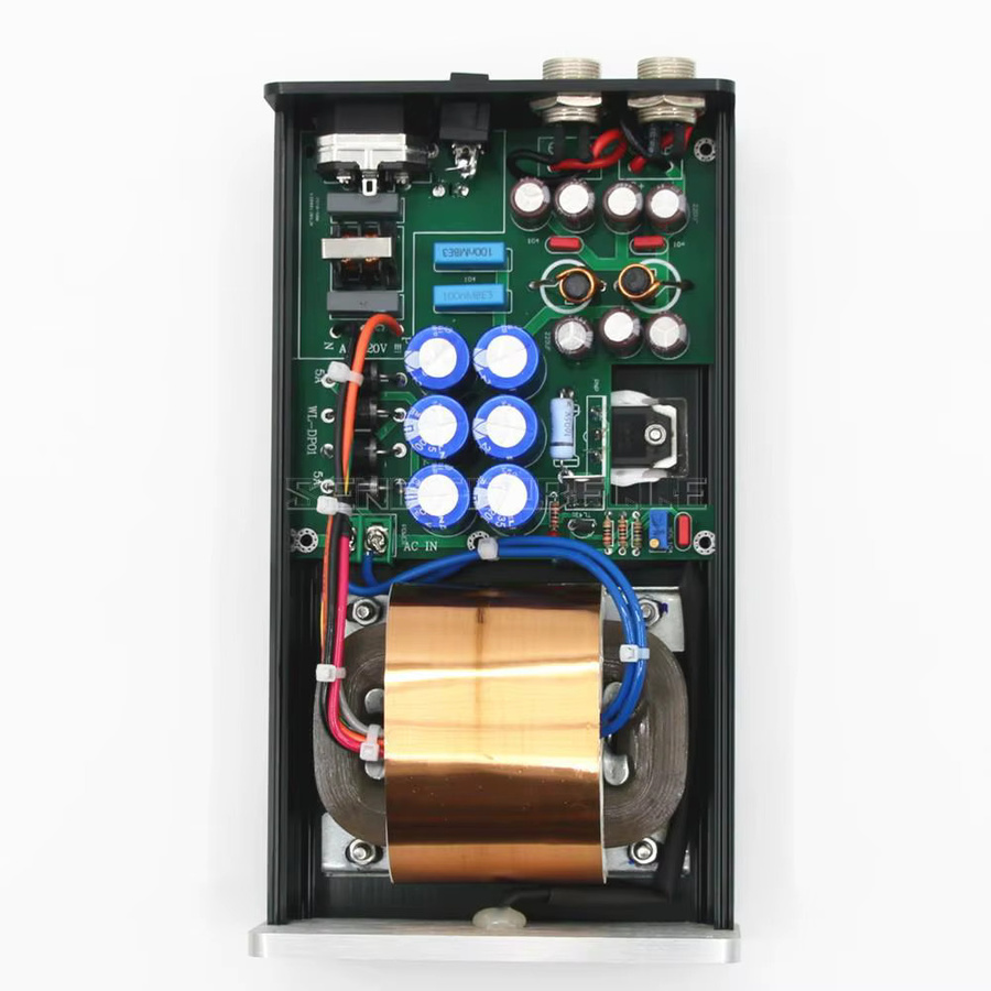 SENGTERBELLE 50VA HIFI Lineares Netzteil in Silber mit Ultra-Low Noise und 50W DC geregelten Ausgangsspannungen 5V 9V 12V 15V 18V 19V 24V für Audiogeräte - Bild 3