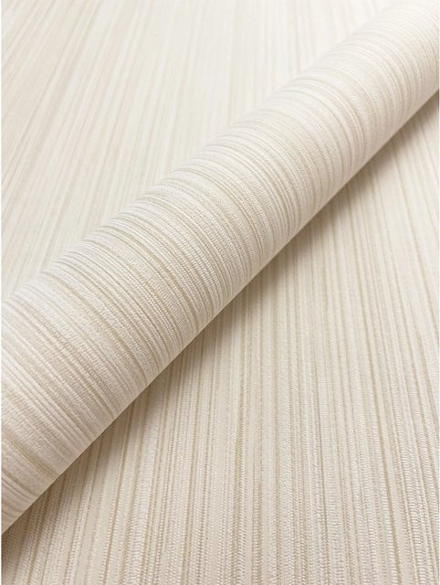 Newroom Vliestapete Nabila in Creme Beige, moderne Unifarbe, matt und FSC-zertifiziert - Bild 1