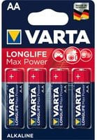 Varta Longlife Max Power AA Batterien, 4er Set, Alkali-Mangan, 2900 mAh, 1,5V - Bild 1