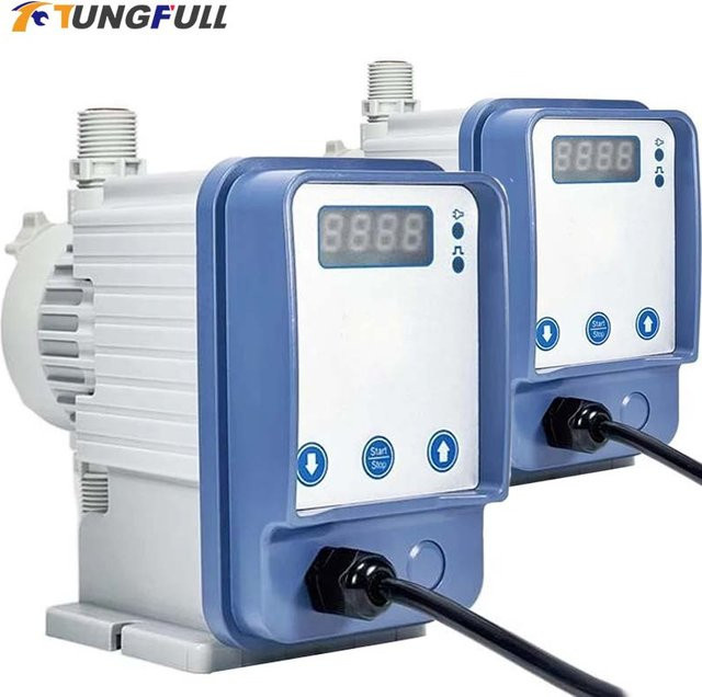 Elektromagnetische Membran-Dosierpumpe für Wasseraufbereitung und chemische Dosierung von 1-20 l/h - Bild 1