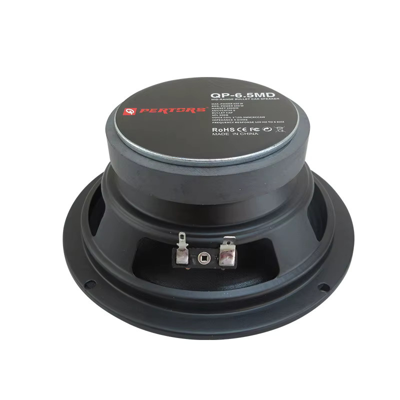 Q-PERTORS 6,5-Zoll Mid Range Woofer Fahrzeuglautsprecher in Schwarz mit 650 W und 4 Ohm für Car-Audio-Modifikationen - Bild 2