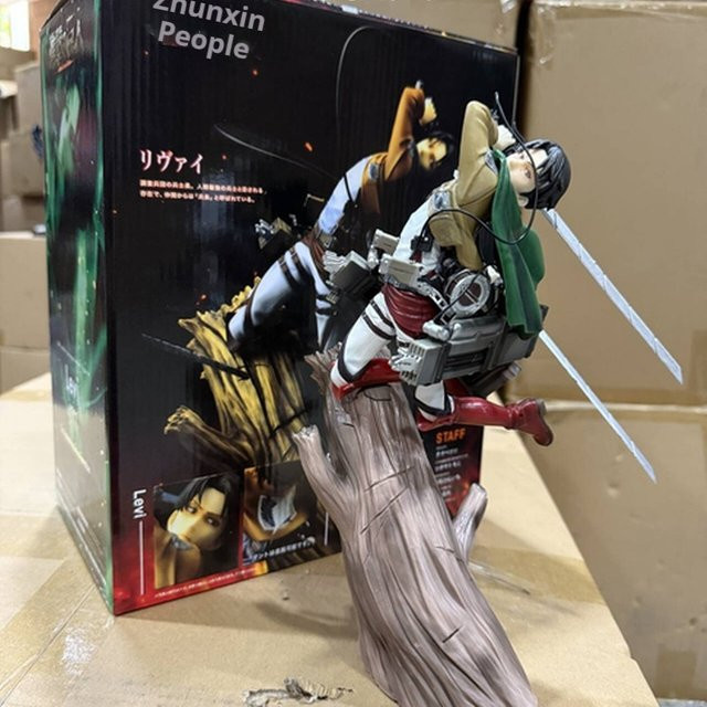 Bandai Attack On Titan Levi Ackerman Erneuerte Version, Anime-Figur, Kunststoff, Bunt / Mehrfarbig - Bild 1