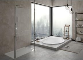 Hoesch Rund-Badewanne iSENSI in Weiß, Durchmesser: 150 cm - Bild 1