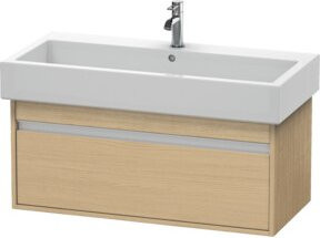 Duravit Waschtischunterschrank Ketho in Beige mit einem Auszug, wandhängend, B/T: 95 x 44 cm - Bild 1