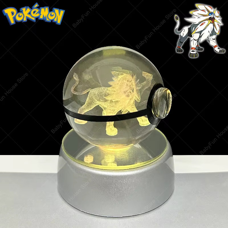 TAKARA TOMY Pokémon 3D Kristall Ball Figur, mit Led Licht, Puppen - Bild 2