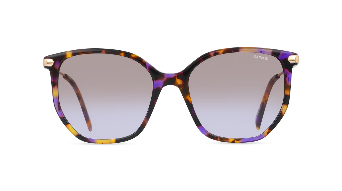 Levi's LV 5094/S Sonnenbrille, Vollrand, Quadratisch, Acetat, braun, Damen - Bild 1