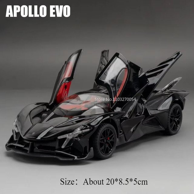Linyi toy car Apollo Ie Evo Legierungsmodell, 1:24, mit Sound und Licht, ab 14 Jahren - Bild 1