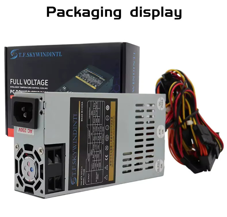 T.F.SKYWINDINTL Flex Netzteil 350W 1U 220V in Silber für Mini ITX Gehäuse, NAS und POS-Systeme - Bild 2