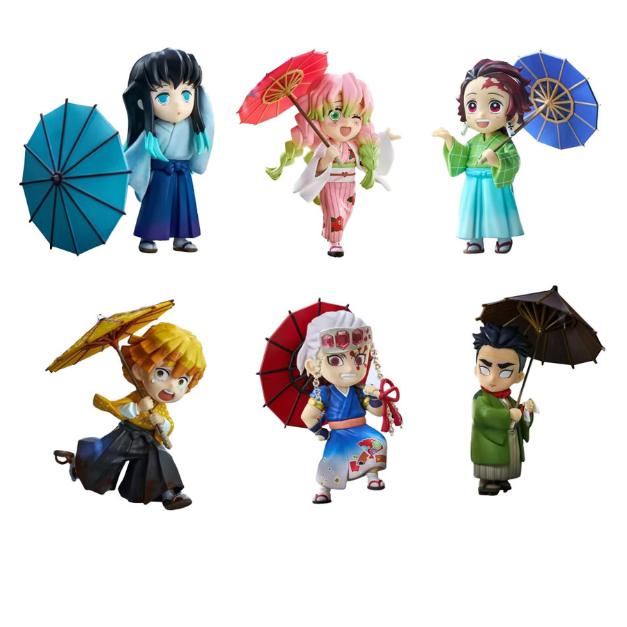 Bandai Tanjiro Rain Series Q-Version Figur, Einzelfigur - Bild 4