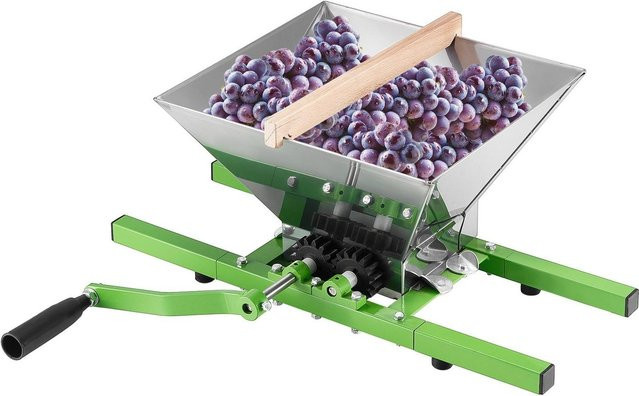 Buying Solutions MB Obst- und Apfelzerkleinerer aus Edelstahl für die Wein- und Cidreherstellung, Silber, 7 l - Bild 1