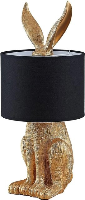 Lindby Tischlampe Lorentina Modern Schwarz aus Textil mit E27 Fassung - Bild 1
