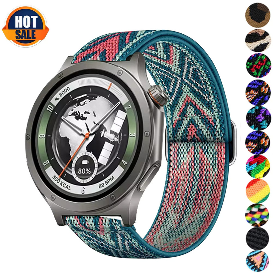 I LOVE LUO Uhrenarmband Nylon, Bunt, Unisex - Bild 3