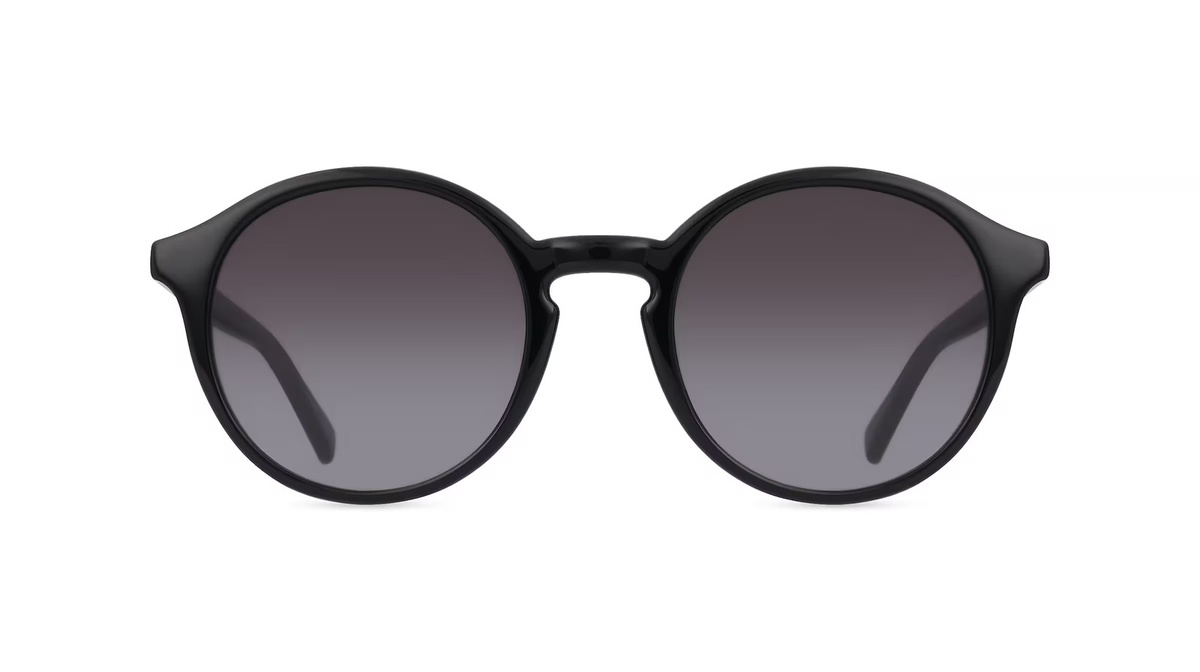 Fielmann ABC 073 SUN FA LEO Sonnenbrille, Vollrand, Rund, Acetat, Unisex, schwarz - Bild 1