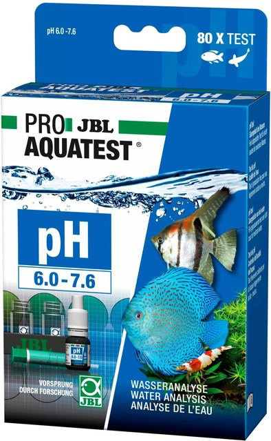 JBL ProAquaTest pH Wassertest zur Messung des pH-Werts im Bereich 6,0-7,6 in Blau - Bild 1
