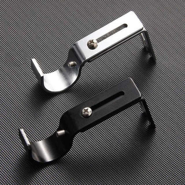 2er-Set Universal Vorhangstange aus Eisen in Silber, einstellbare Länge 8,8-11,5 cm, Römische Vorhangstange für dein Zuhause - Bild 1