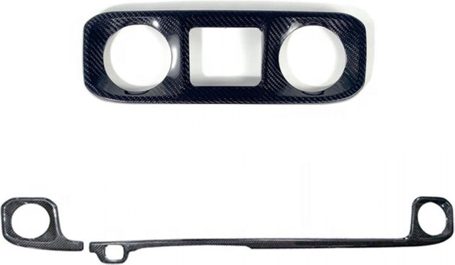 Flying Wing Mittelkonsolenplatte aus Dry Carbon für W464 Modelle ab 2019 in Schwarz - Bild 1
