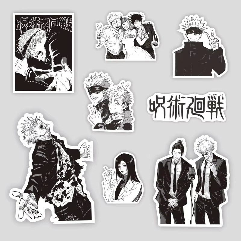 Bandai Jujutsu Kaisen Anime Cartoon-Aufkleber, 80 Stück - Bild 6