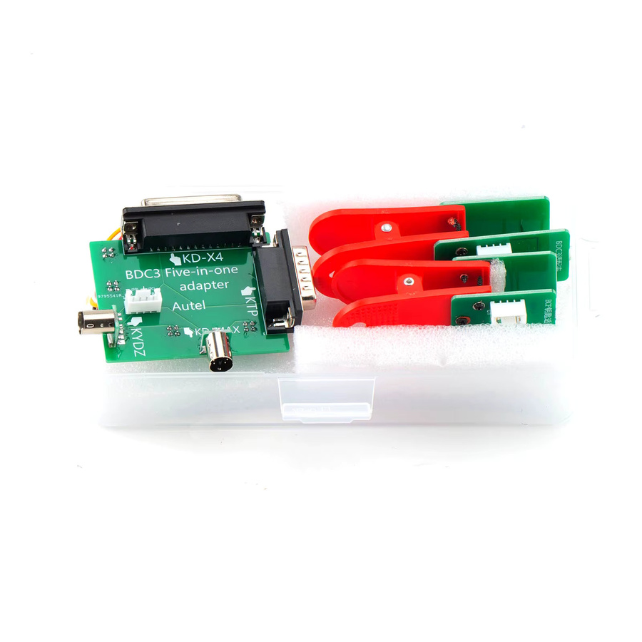 YIQIXIN 5 in 1 BDC3 Adapter Schlüssel Programmierwerkzeug für BCP Freies Schweißen, Farbe: Grün, kompatibel mit G42 G20 G30 G70 G05 sowie IM608 IM508 KD-X4 KYDZ - Bild 3