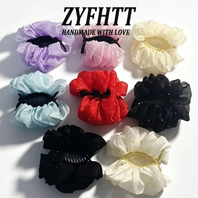 ZYFHTT Netz-Haarspange für Damen, 1/4/8 Stück - Bild 1