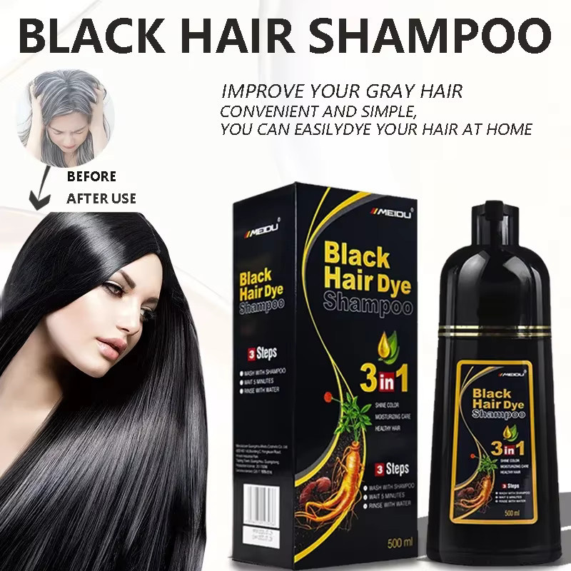 Okeny's Haarfärbe-Shampoo, 3-in-1, Polygonum Multiflorum, Damen - Bild 3