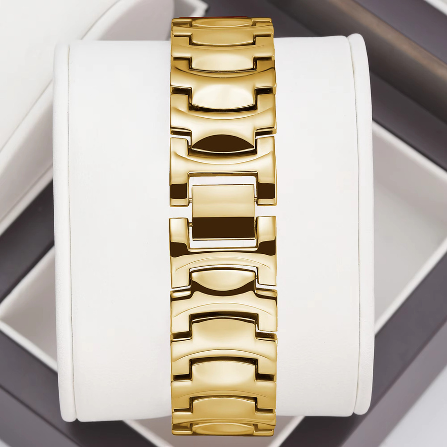 Yalalusi Armbanduhr, Quarz, Edelstahl, Silber, Herren - Bild 5