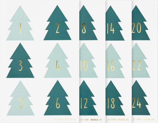 Adventskalendersticker Christmas Tree - Bild 1