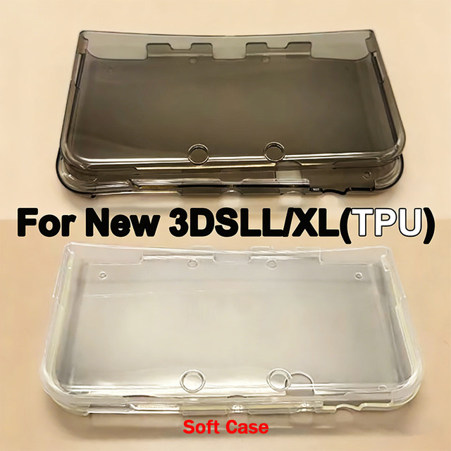 ChengHaoRan TPU-Silikonhülle für Nintendo 3DS LL und New 3DS XL in Transparent - Bild 1
