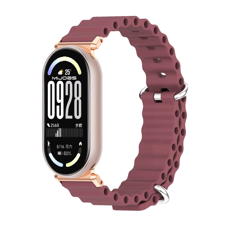 MIJOBS Uhrenarmband Silikon, Xiaomi Mi Band 8 9 10, Unisex - Bild 2