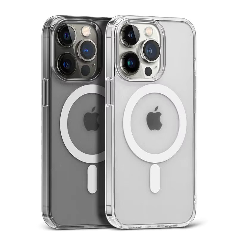 Transparente MagSafe kompatible Schutzhülle für iPhone 11 bis iPhone 17 Pro Max, stoßfeste magnetische Ladehülle - Bild 4
