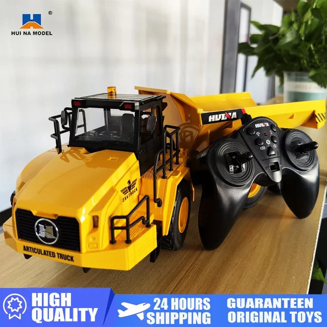 Huina 1553 Engineering Auto Modell, 1:16, Metall, mit Licht und Sound - Bild 1