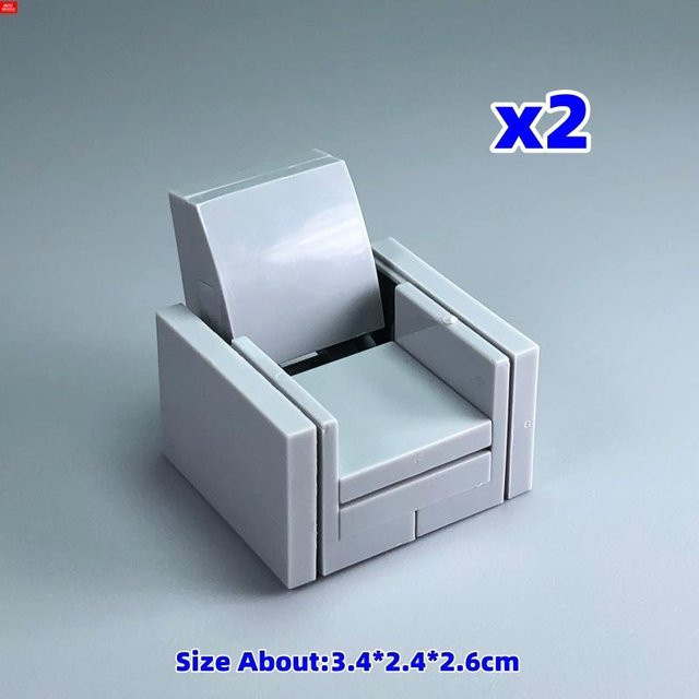 Yiran toy MOC Bausteine Heimmöbel City Sofa Stuhl Schreibtisch Spielzeug - Bild 1