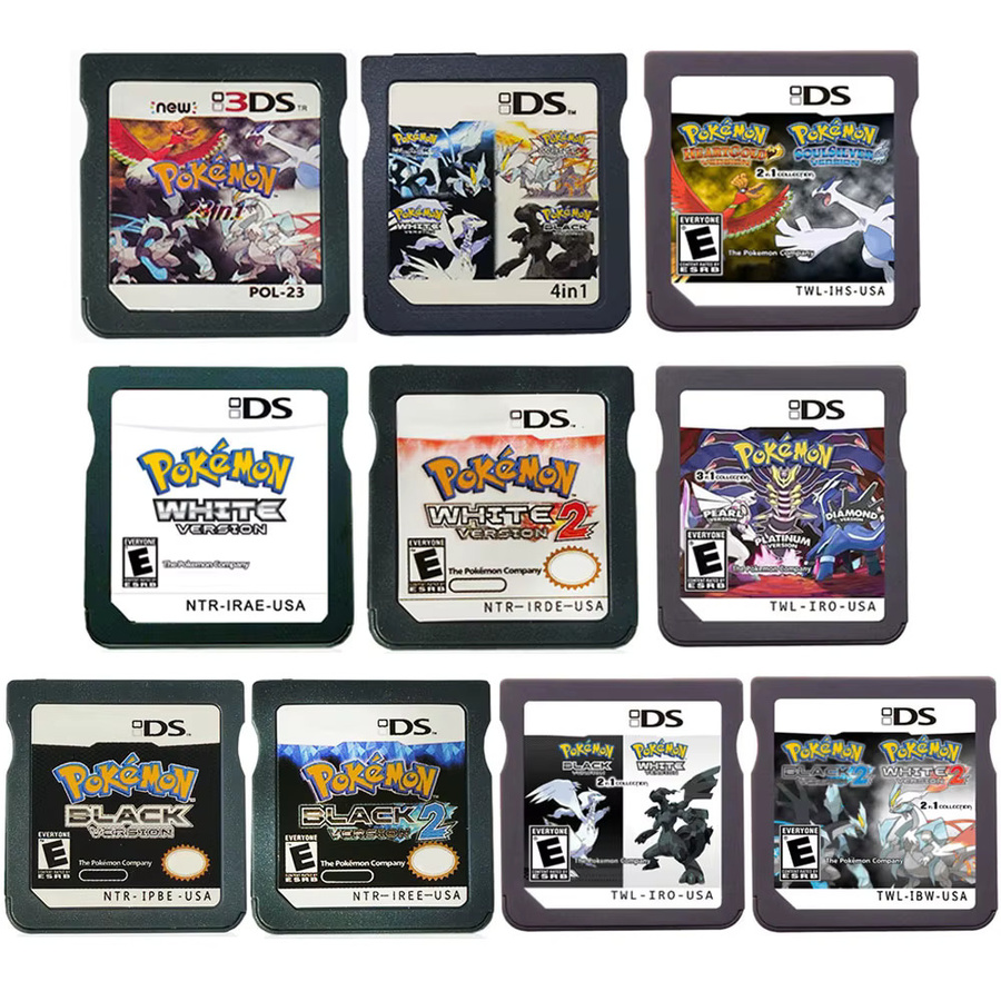 Bandai DS Pokemon Game 23 in 1 Series Speicherkarte für die 3DS-Videospielkonsole in Schwarz, englische Sprachversion - Bild 3