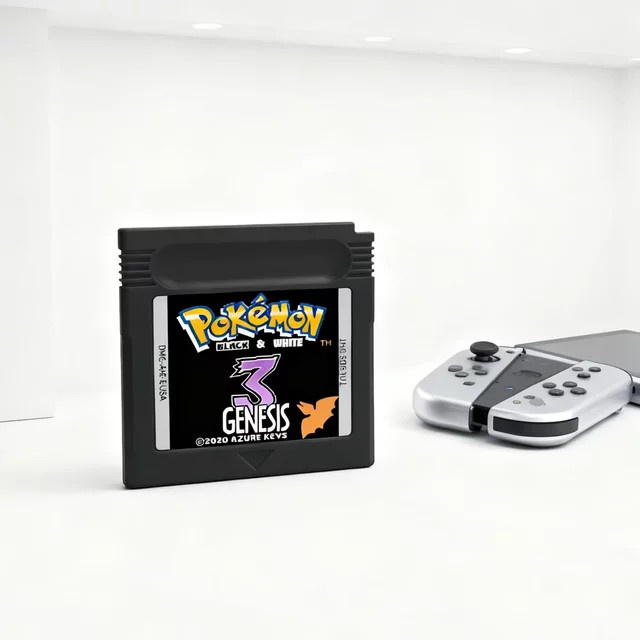 Bandai Pokémon Creepy Black GBC-Spielkassette in Schwarz für GBC/GBA Videospielkonsolen, englische Sprache - Bild 1