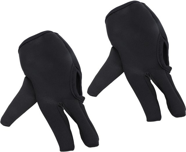 Koogeelife Haarhandschuhe, 3 Finger, Hitzebeständig, Black, Unisex - Bild 1