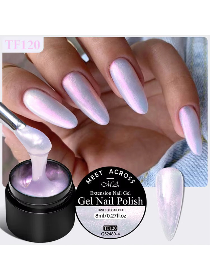 Meet Across Antihaft-Handgel, Blau-Violett Perlmutt, 8 ml - Bild 6