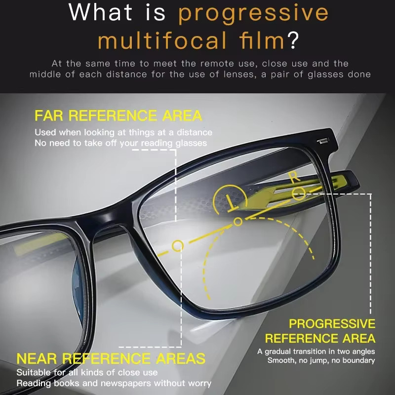 NAPAGE Lesebrille, Vollrand, rectangular, TR90 - Bild 3