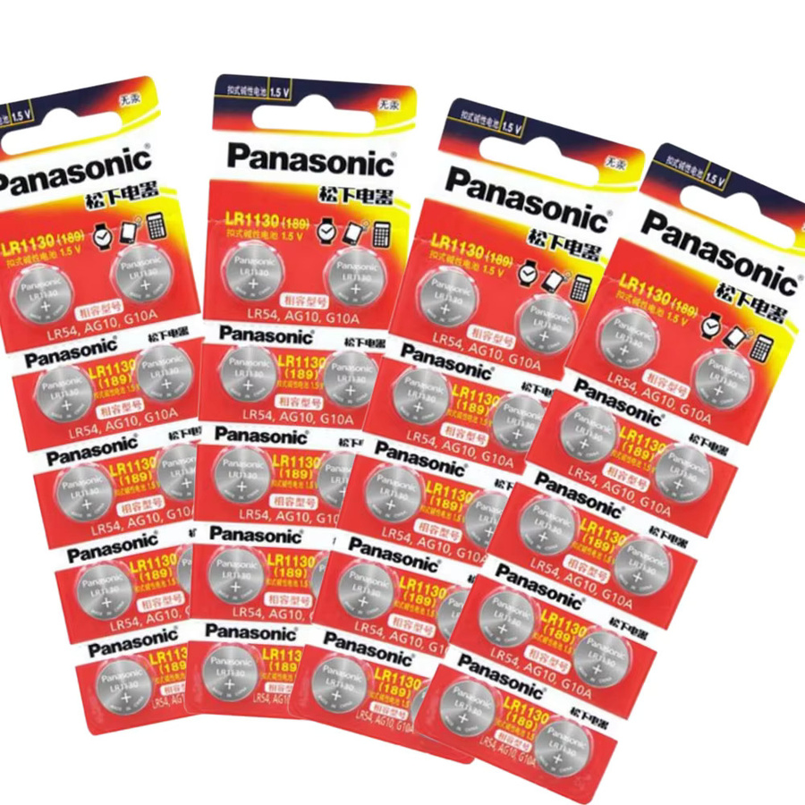 Panasonic AG10 LR1130 SR54 Alkaline-Batterie 1,55V Knopfzelle - Bild 1