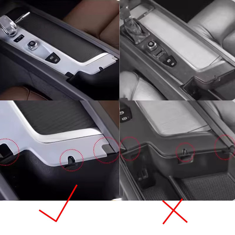 Auto Mittelkonsole Dekoration Rahmen Abdeckung für Volvo S90 XC60 XC90 S60 V60 V90 Innen Zubehör LHD - Bild 3