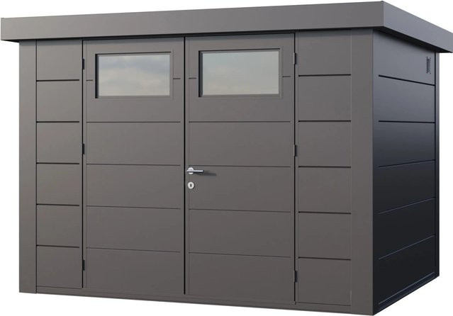 Telluria Gerätehaus Classico aus Stahl in Anthrazit und Silberfarben B/H/T: 318 x 219 x 258 cm - Bild 1