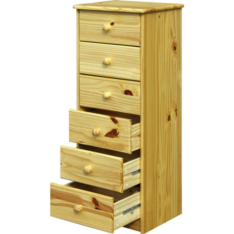 Möbilia Kommode aus Massivholz Kiefer in Beige Natur - Bild 2