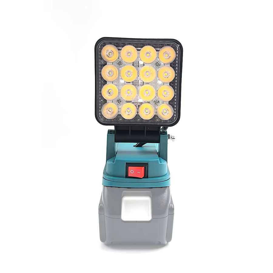 Makita LED Arbeitsleuchte Schwarz für 14,4V-18V Li-Ionen-Akkus als Outdoor-Campinglampe und Notbeleuchtung - Bild 2