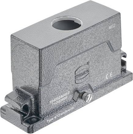 HARTING Tüllengehäuse in Grau aus Kunststoff, Artikelnummer 19 40 524 0482 19405240482 - Bild 1