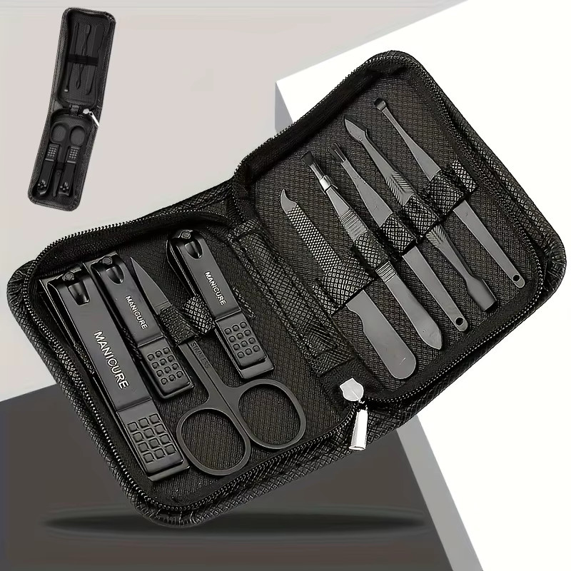 Ouriner Maniküre-Set aus Edelstahl, 6-teilig, Unisex - Bild 2