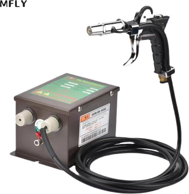 XMSJ Antistatische Ionisierende Luftpistole mit Hochspannungsgenerator in Gold - Bild 1
