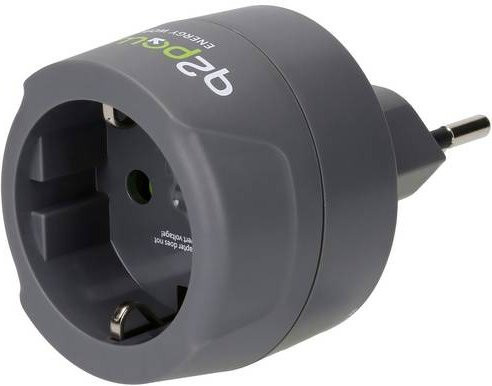 Q2 Power Reiseadapter grau q2-1.200130-TH - Bild 1