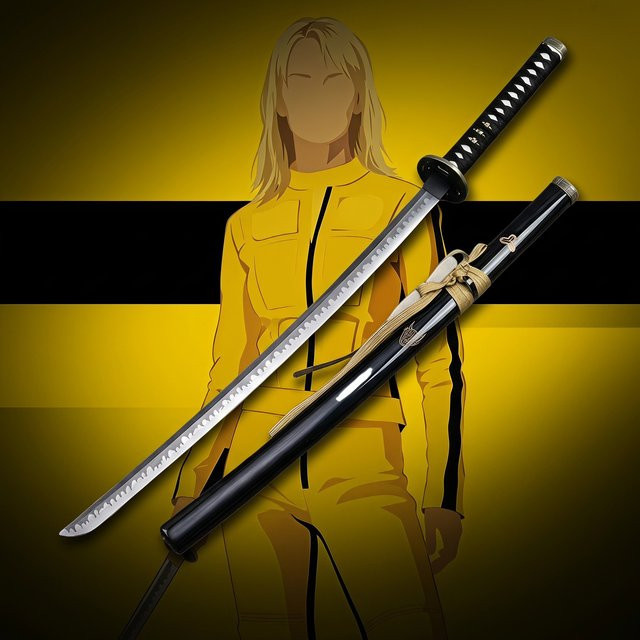 Bandai Kill Bill Braut des Todes Katana Schwert, Säbelklingen-Set, Metal - Bild 1