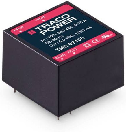 TracoPower TMG 30115 AC/DC-Printnetzteil 15 V/DC 2A 30W Schwarz - Bild 1