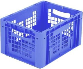 Bito Eurostapelbehälter XL stapelbar aus Kunststoff, Blau, B/T/H: 40 x 30 x 22 cm - Bild 1